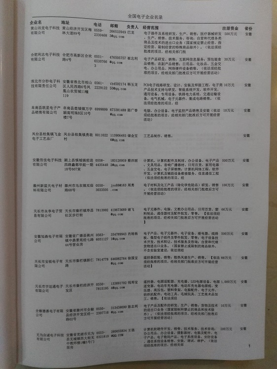 中國(guó)電子企業(yè)黃頁(yè)可開展精準(zhǔn)營(yíng)銷，電話營(yíng)銷、郵件營(yíng)銷、傳真營(yíng)銷等等多管齊下，圓您銷售冠軍夢(mèng)