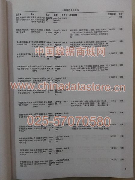 中國(guó)暖通企業(yè)黃頁(yè)可開(kāi)展精準(zhǔn)營(yíng)銷(xiāo),電話營(yíng)銷(xiāo)、郵件營(yíng)銷(xiāo)、傳真營(yíng)銷(xiāo)等等多管齊下,圓您銷(xiāo)售冠軍夢(mèng)